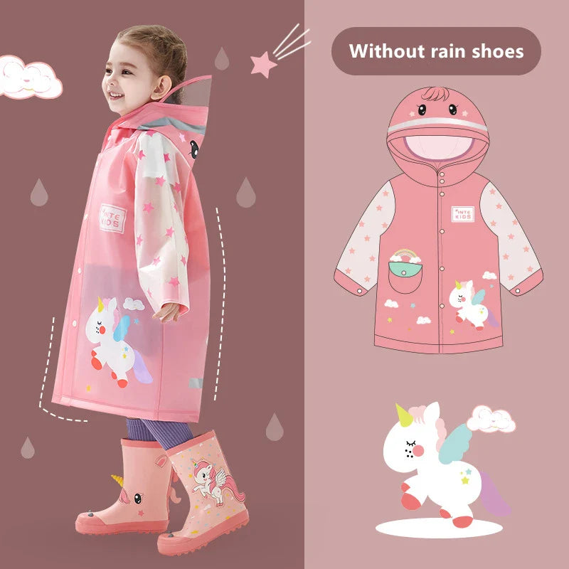 Fantasy raincoat for children multivariant