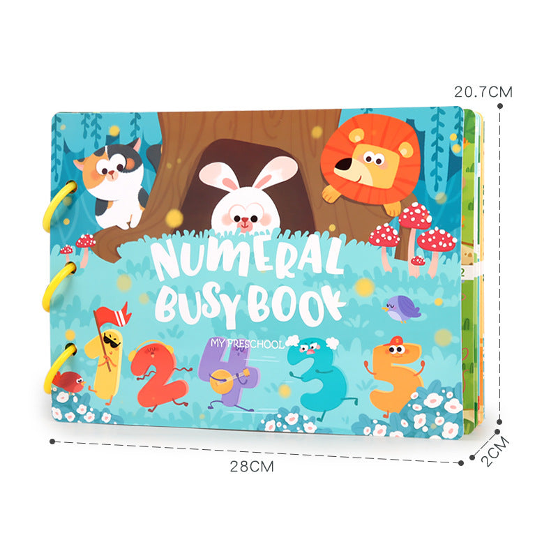NNEDSZ Enlightenment Busy Book Set - Educational Preschool Activity Books for Learning and Fun (2-piece set)